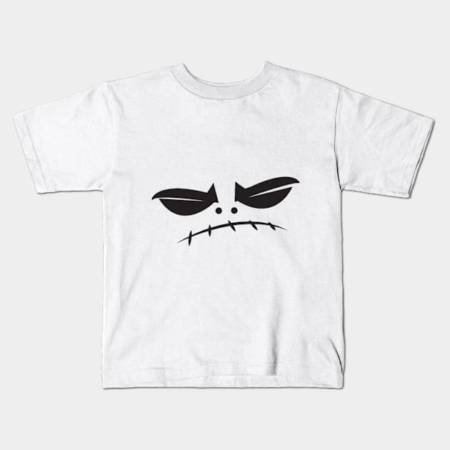 spooky sweet face Kids T-Shirt by The_Euphoria